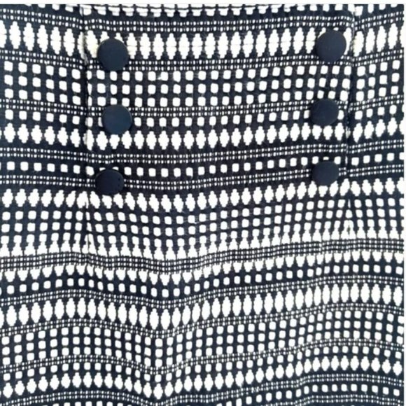 SALE! Size 6 Boucle Pencil Mini skirt black & white - Picture 6 of 6
